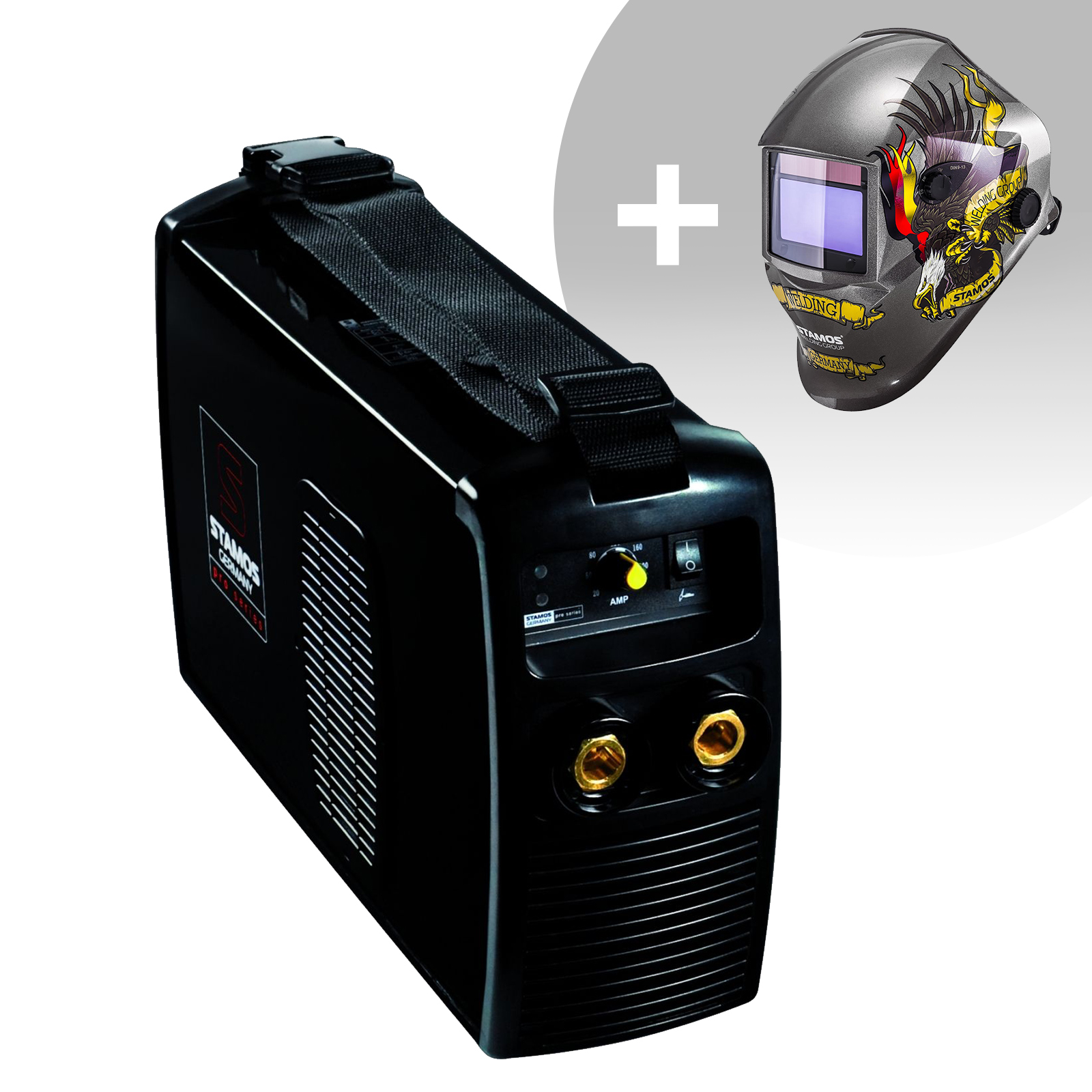 Schweißset Elektroden Schweißgerät - 250 A - 230 V IGBT + Schwei