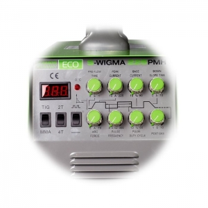 Schweißset WIG Schweißgerät - 225 A - 230 V - Puls - 2/4 Takt - 