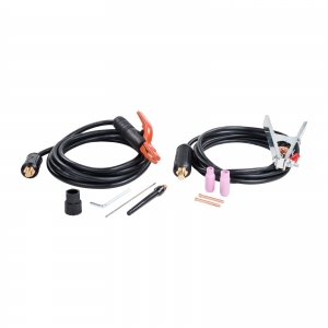 Schweißset WIG Schweißgerät - 225 A - 230 V - Puls - 2/4 Takt - 