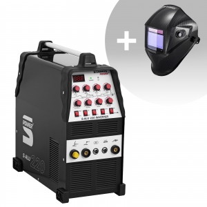 Schweißset ALU Schweißgerät - 200 A - 230 V - Puls - 2/4 Takt + 