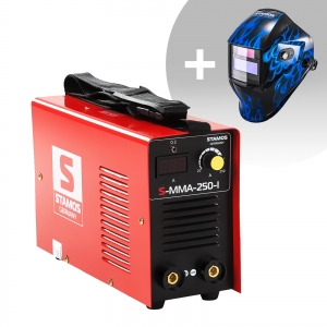 Schweißset Elektroden Schweißgerät - 250 A - 230 V - IGBT + Schw