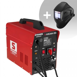 Schweißset Kombi-Schweißgerät - 155 A - 230 V - tragbar + Schwei