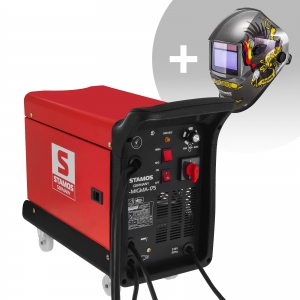 Schweißset Kombi-Schweißgerät - 175 A - 230 V - tragbar + Schwei