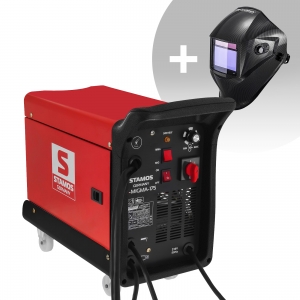 Schweißset Kombi-Schweißgerät - 175 A - 230 V - tragbar + Schwei