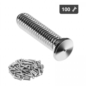 Schweißbolzen - M4 - 16 mm - Edelstahl - 100 Stück