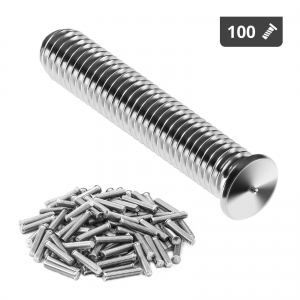 Schweißbolzen - M8 - 40 mm - Edelstahl - 100 Stück