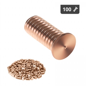 Schweißbolzen - M4 - 10 mm - Stahl - 100 Stück